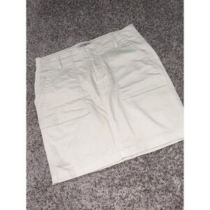Liverpool size 10 / 30 kaki‎ shirt slit pockets denim women’s